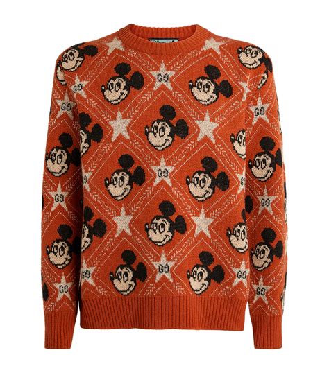 mens gucci mickey sweater|mickey mouse gucci belt price.